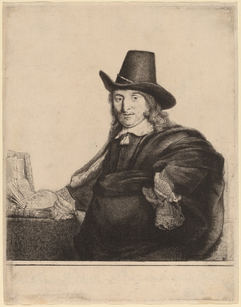 Jan Asselijn by Rembrandt van Rijn