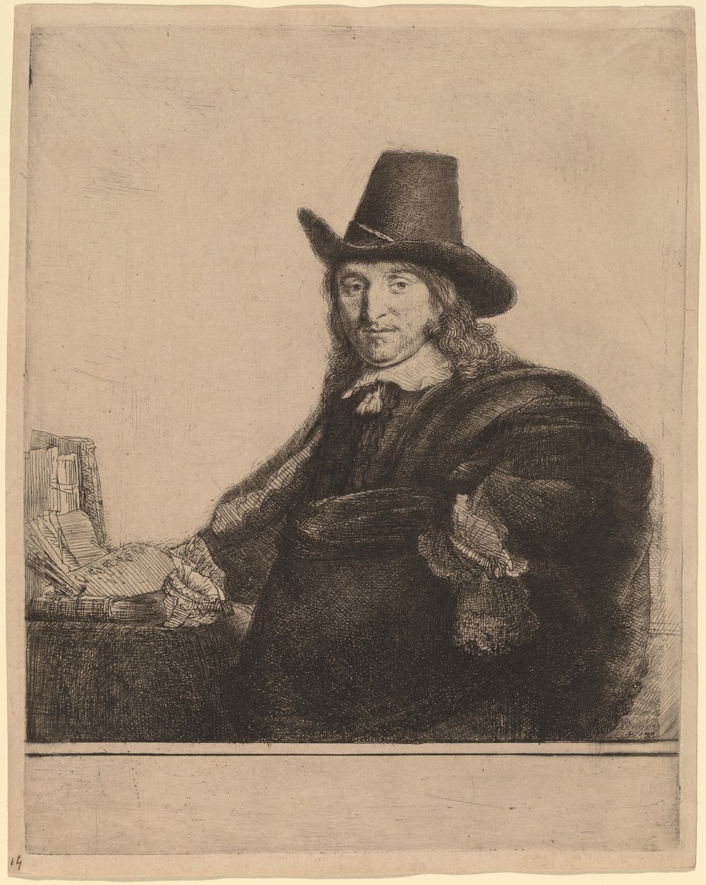 Jan Asselijn by Rembrandt van Rijn