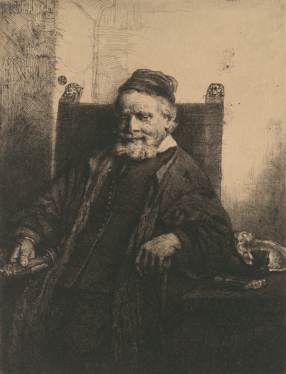 Jan Lutma by Rembrandt van Rijn
