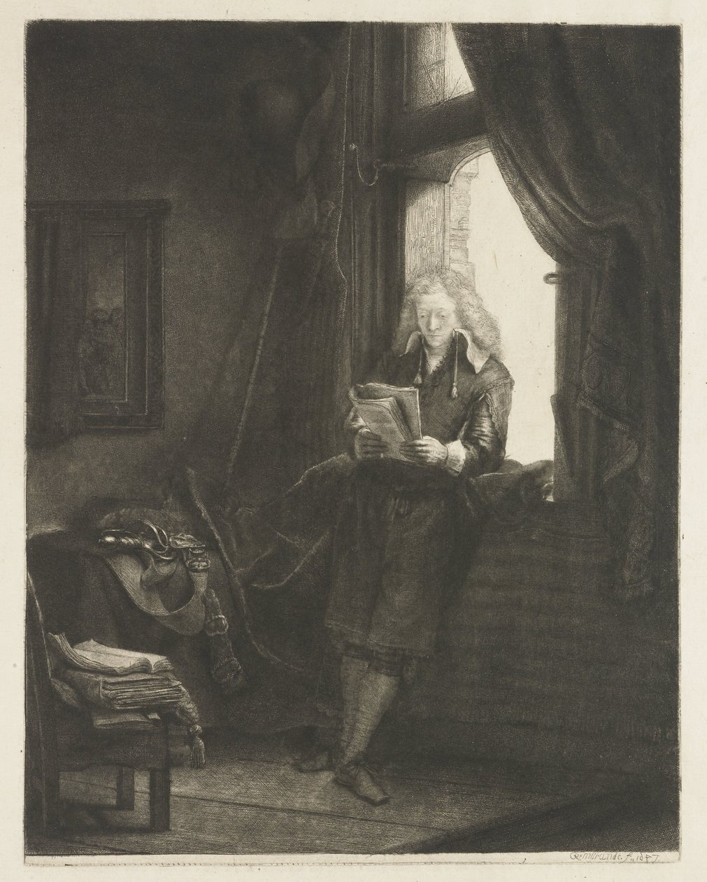 Jan Six by Rembrandt van Rijn