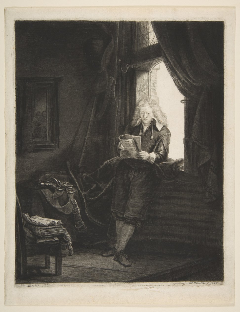 Jan Six by Rembrandt van Rijn