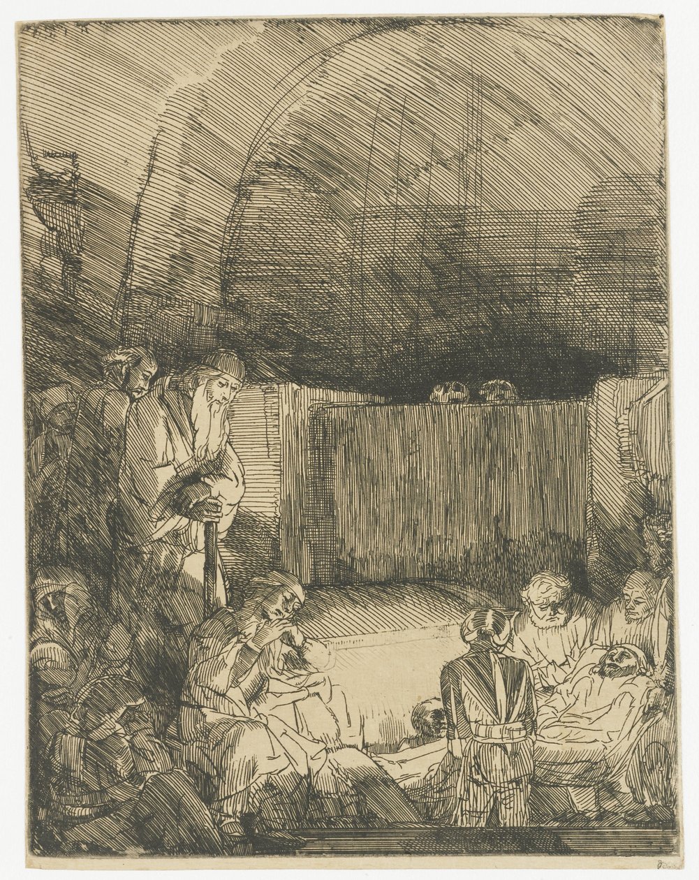 The Entombment by Rembrandt van Rijn