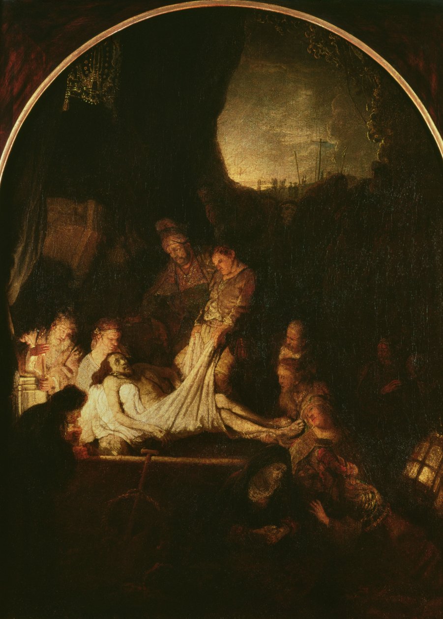 The Entombment by Rembrandt van Rijn