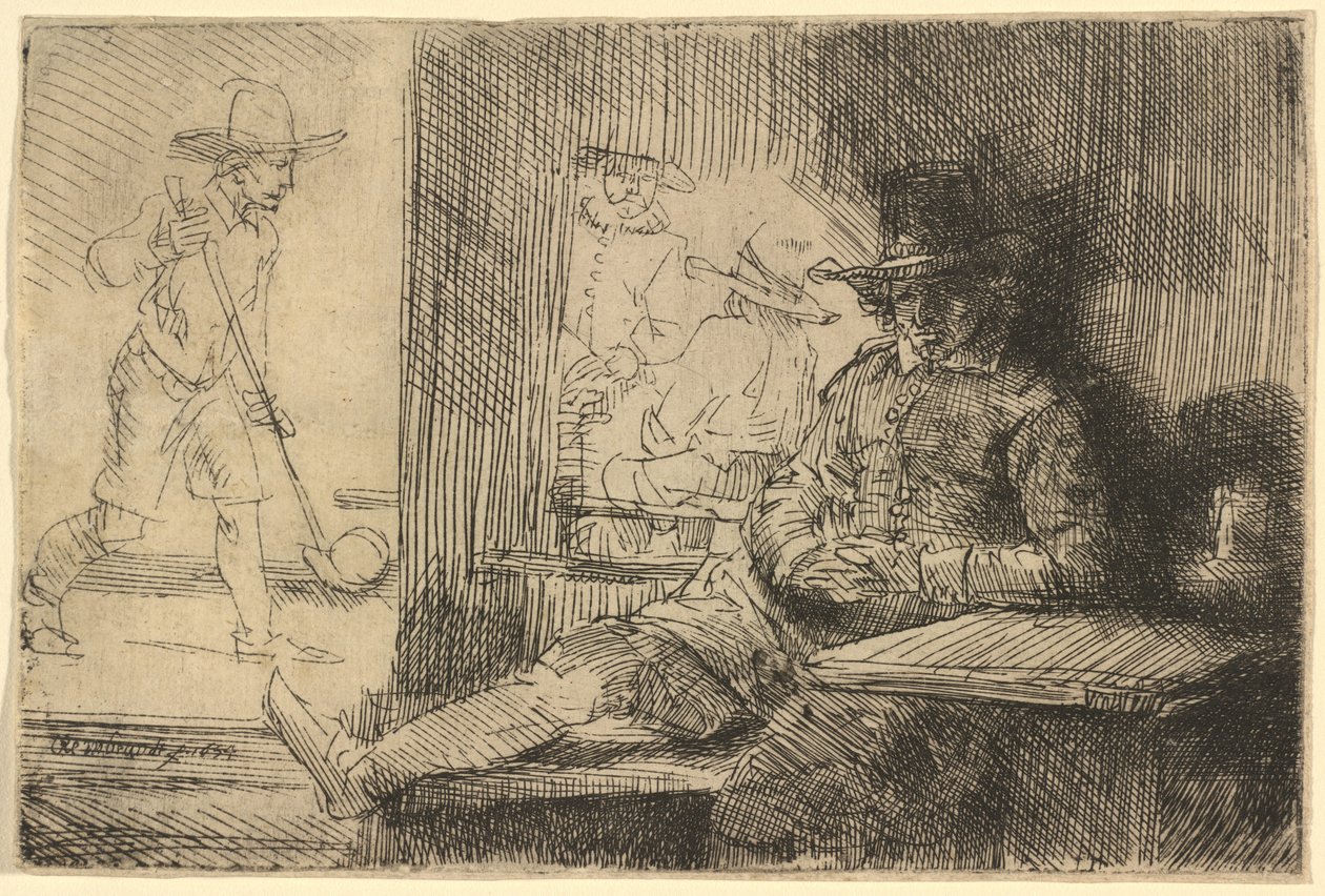 The Golf Player by Rembrandt van Rijn