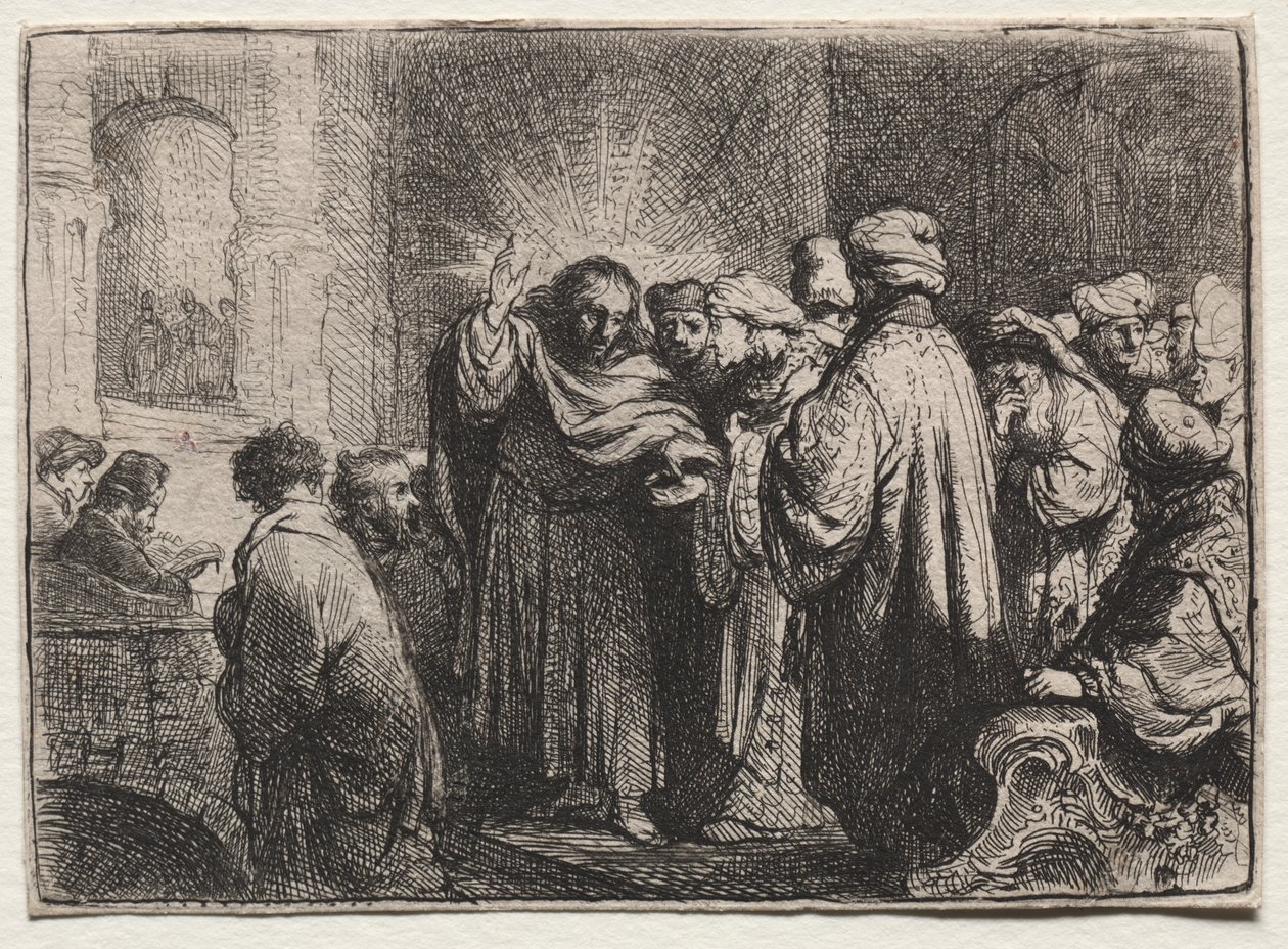 The Tribute Money by Rembrandt van Rijn