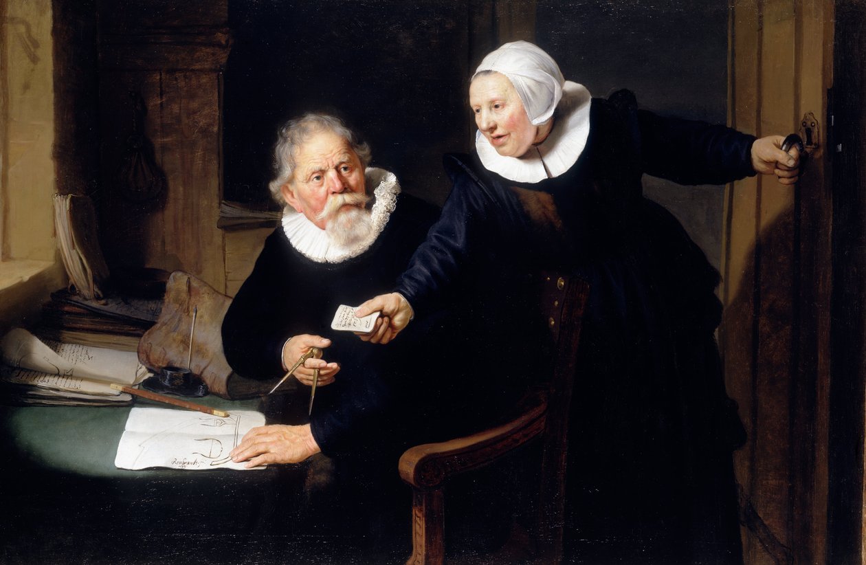 The Shipbuilder and His Wife by Rembrandt van Rijn