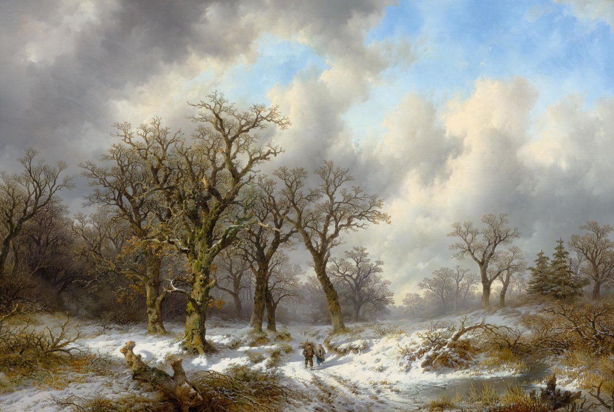 Winter Landscape by Remigius Adrianus Haanen