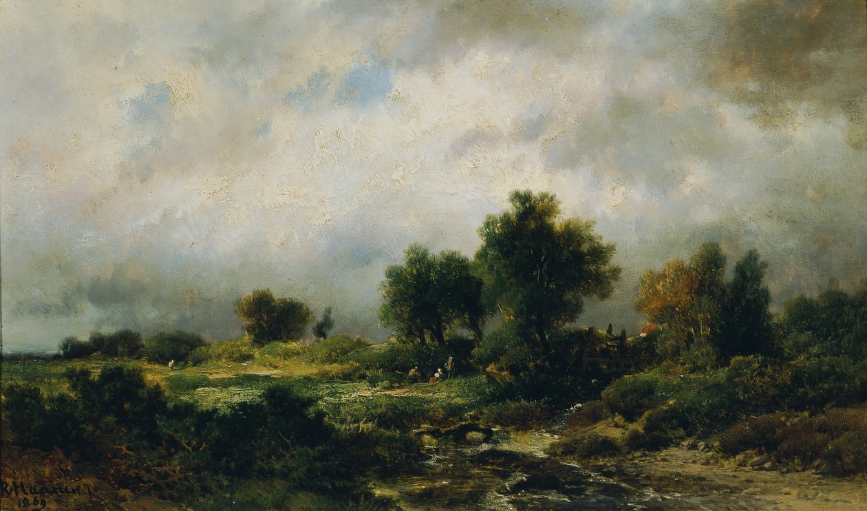 Summer Landscape by Remigius Adrianus van Haanen