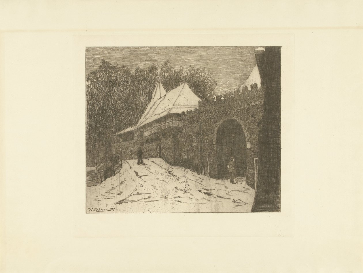 Cityscape with Koppelpoort in Amersfoort by Remmert Dekker