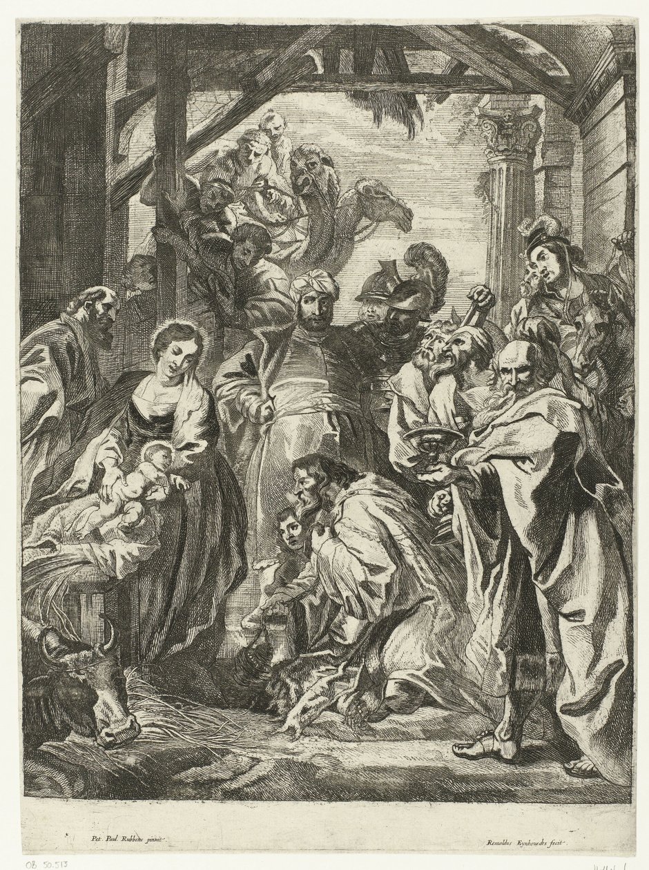 Adoration of the Magi by Remoldus Eynhoudts