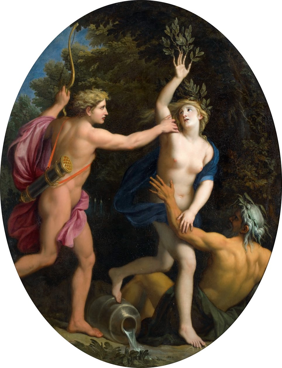 Apollo and Daphne by René Antoine Houasse