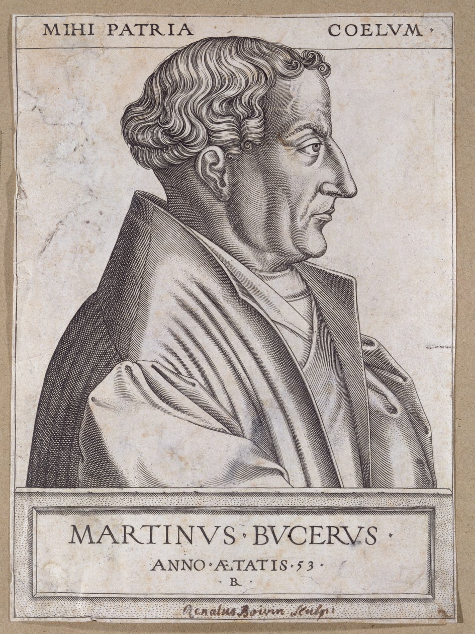Martin Bucer at the age of 53 by Rene Boyvin