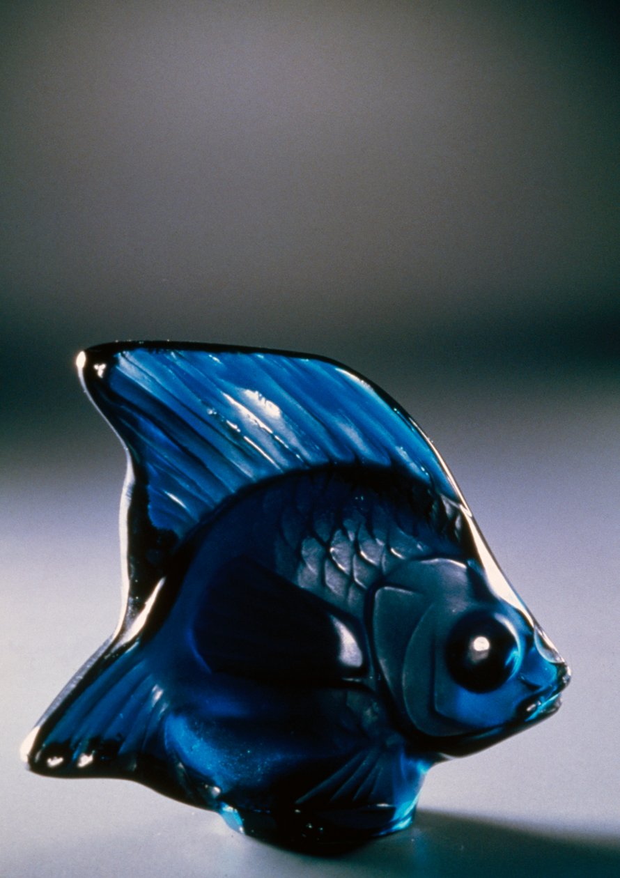 Fish in glass by Rene Jules Lalique