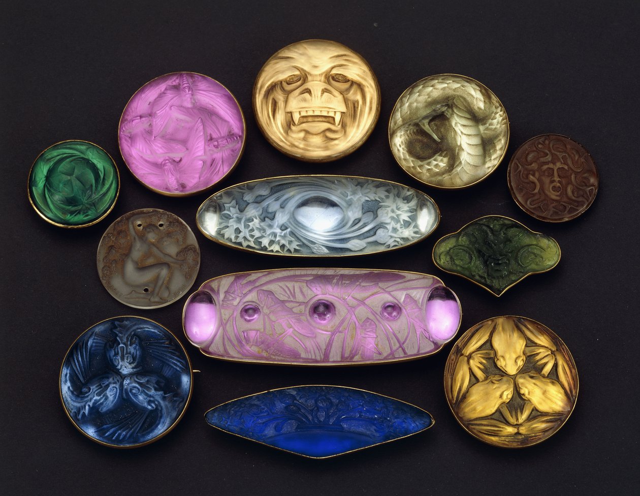 Various Glass Items by Rene Jules Lalique