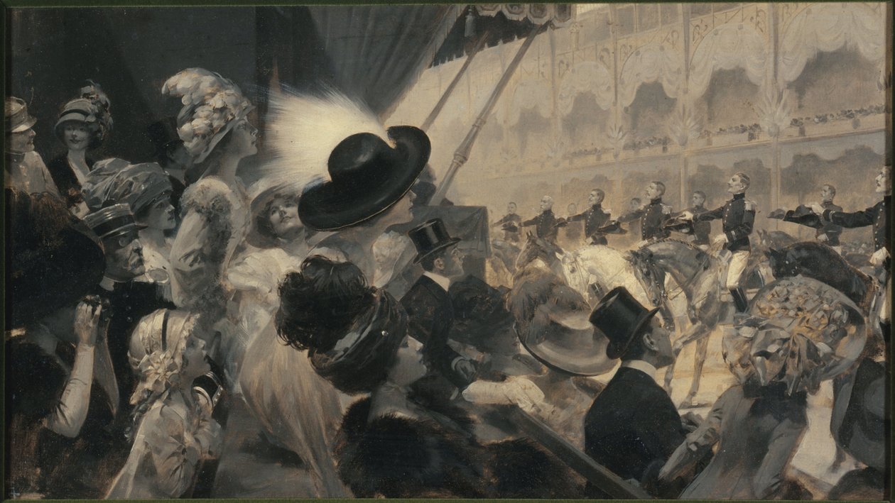Carousel at the Grand-Palais by Rene Lelong