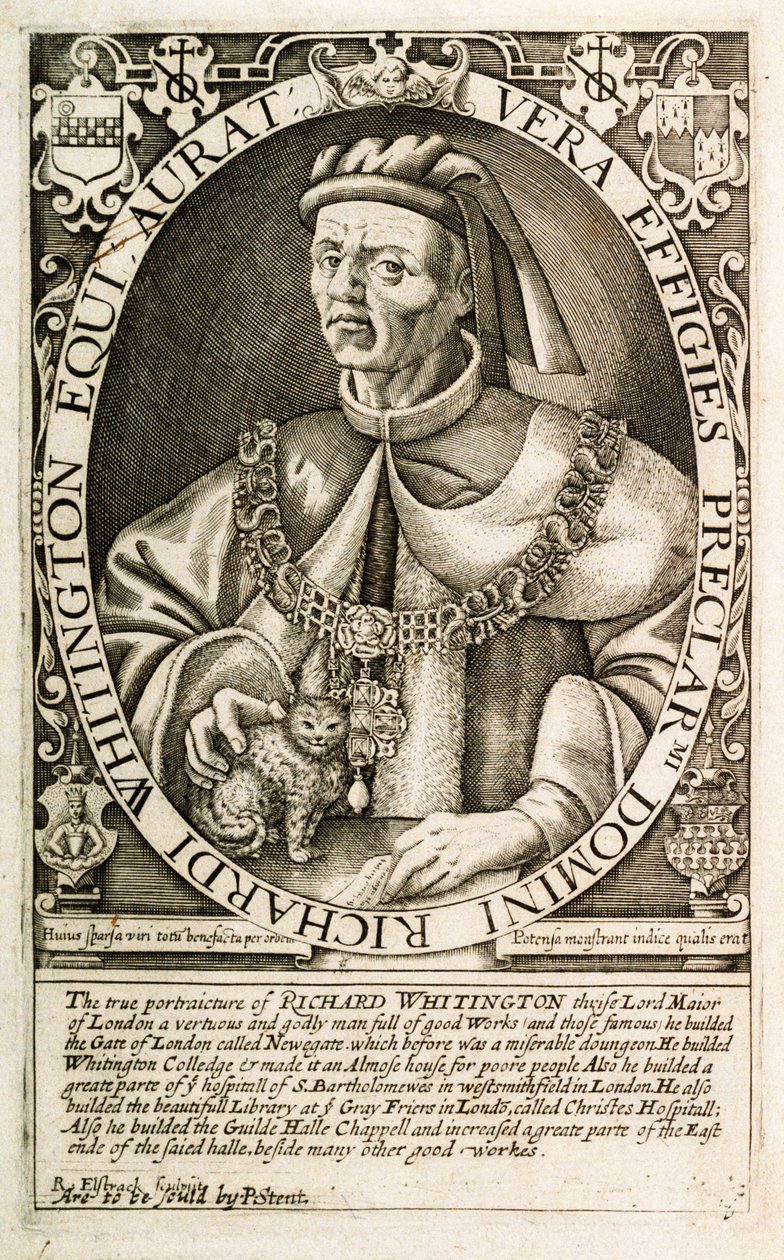 Dick Whittington, Mayor of London by Renold Elstrack