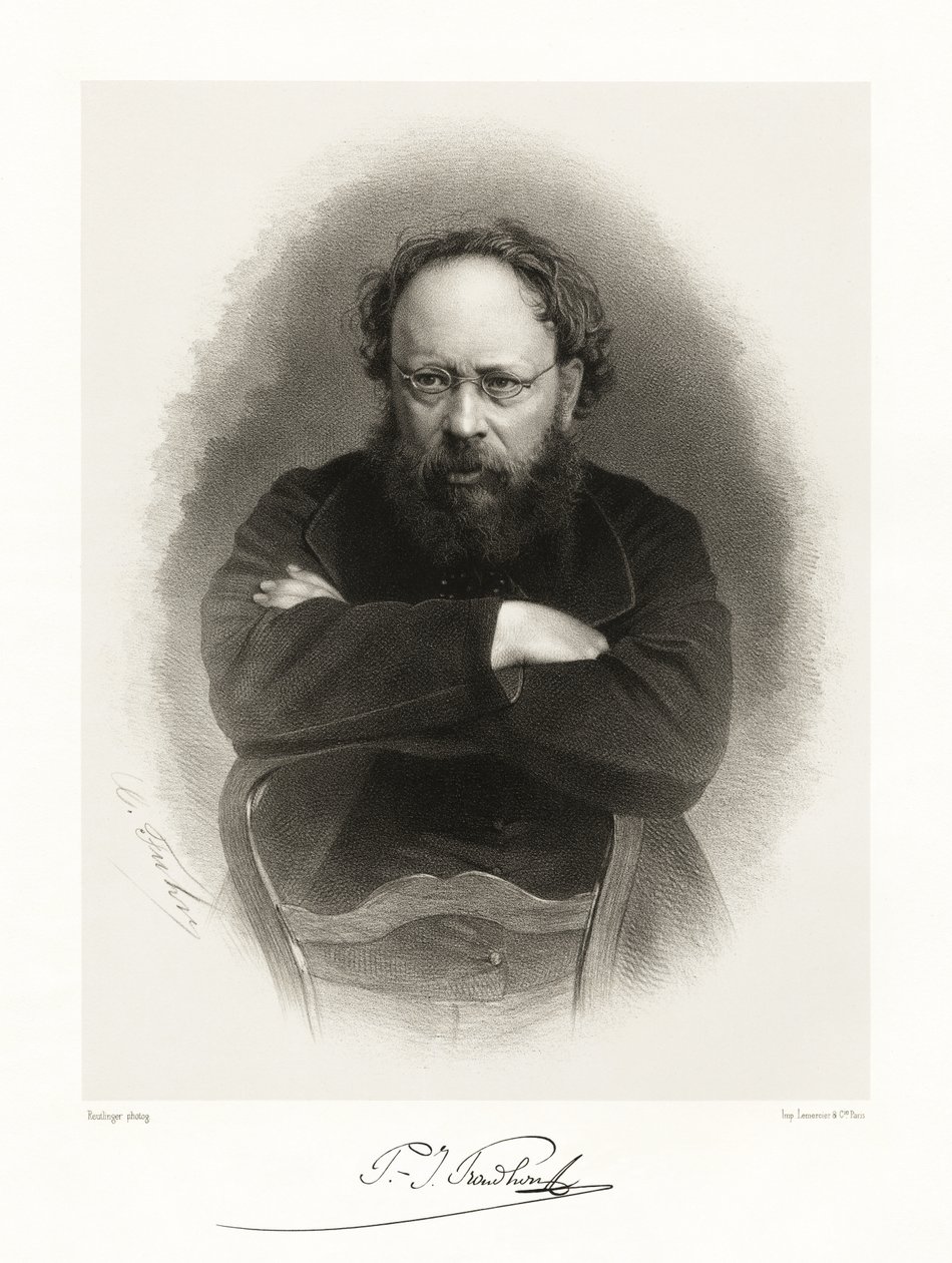 Pierre Joseph Proudhon by Reutlinger Studio