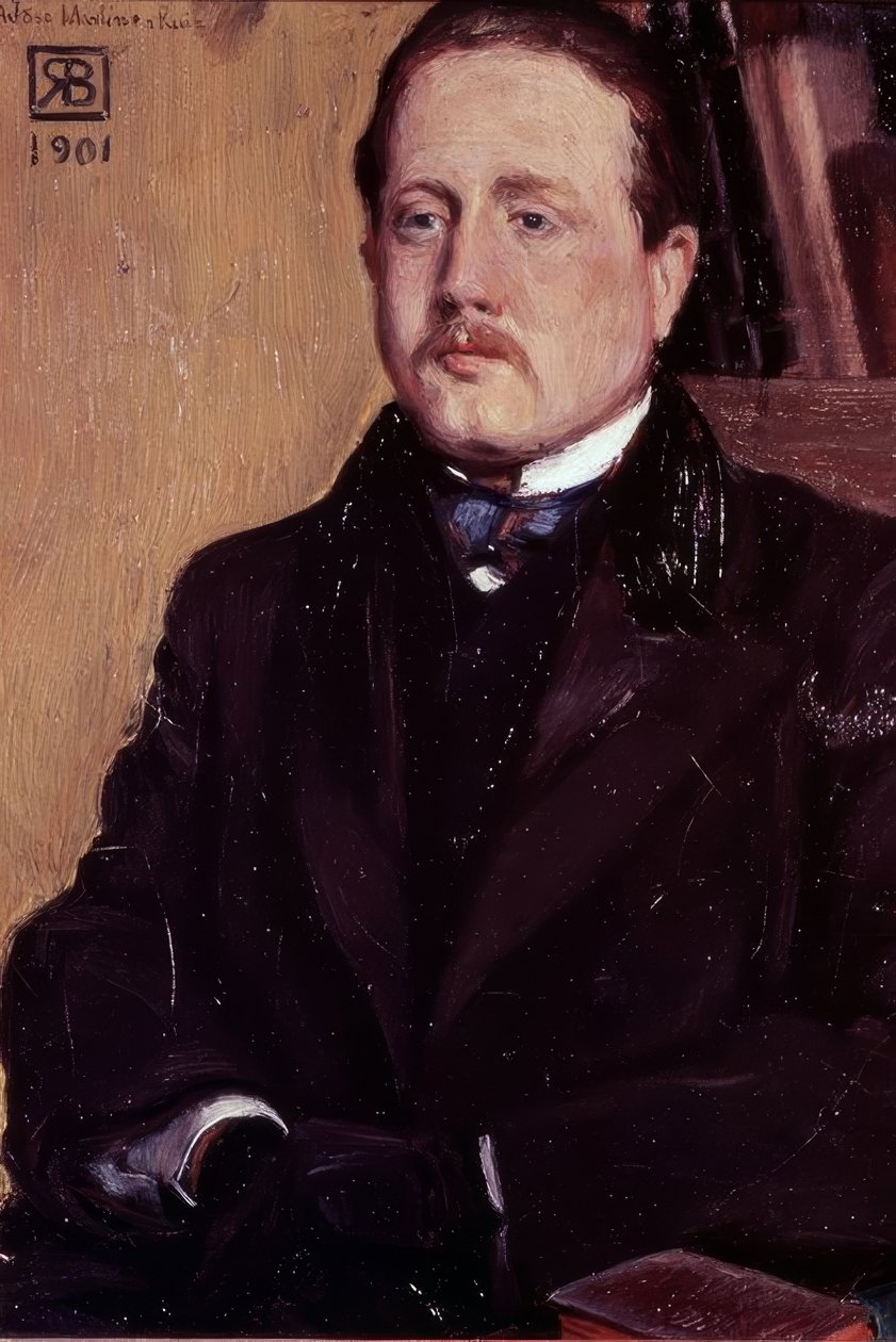 Trinidad Martínez Ruiz (Azorín) by Ricardo Baroja
