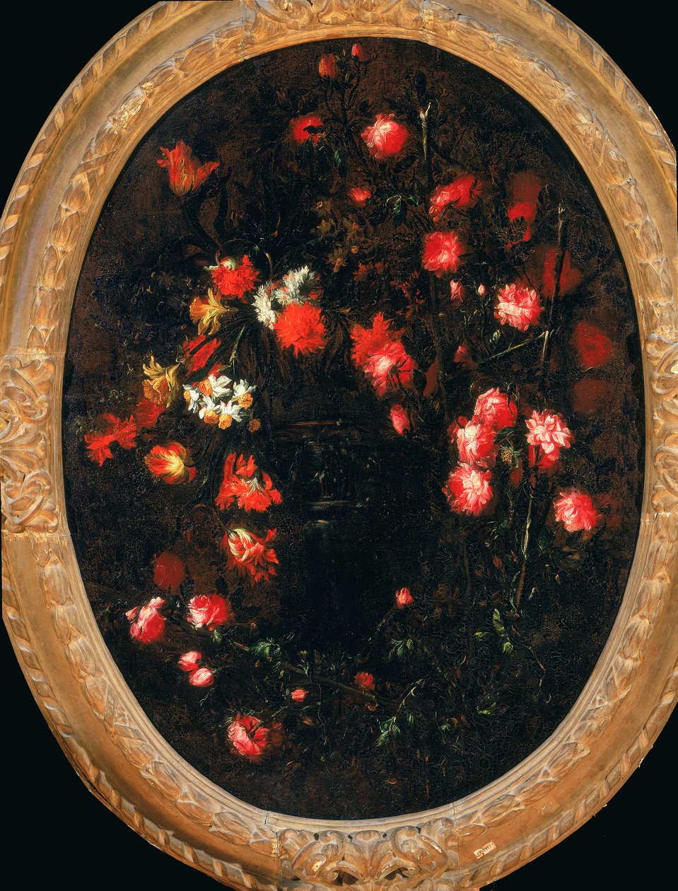 Flower garland with birds by Riccardo Spinelli