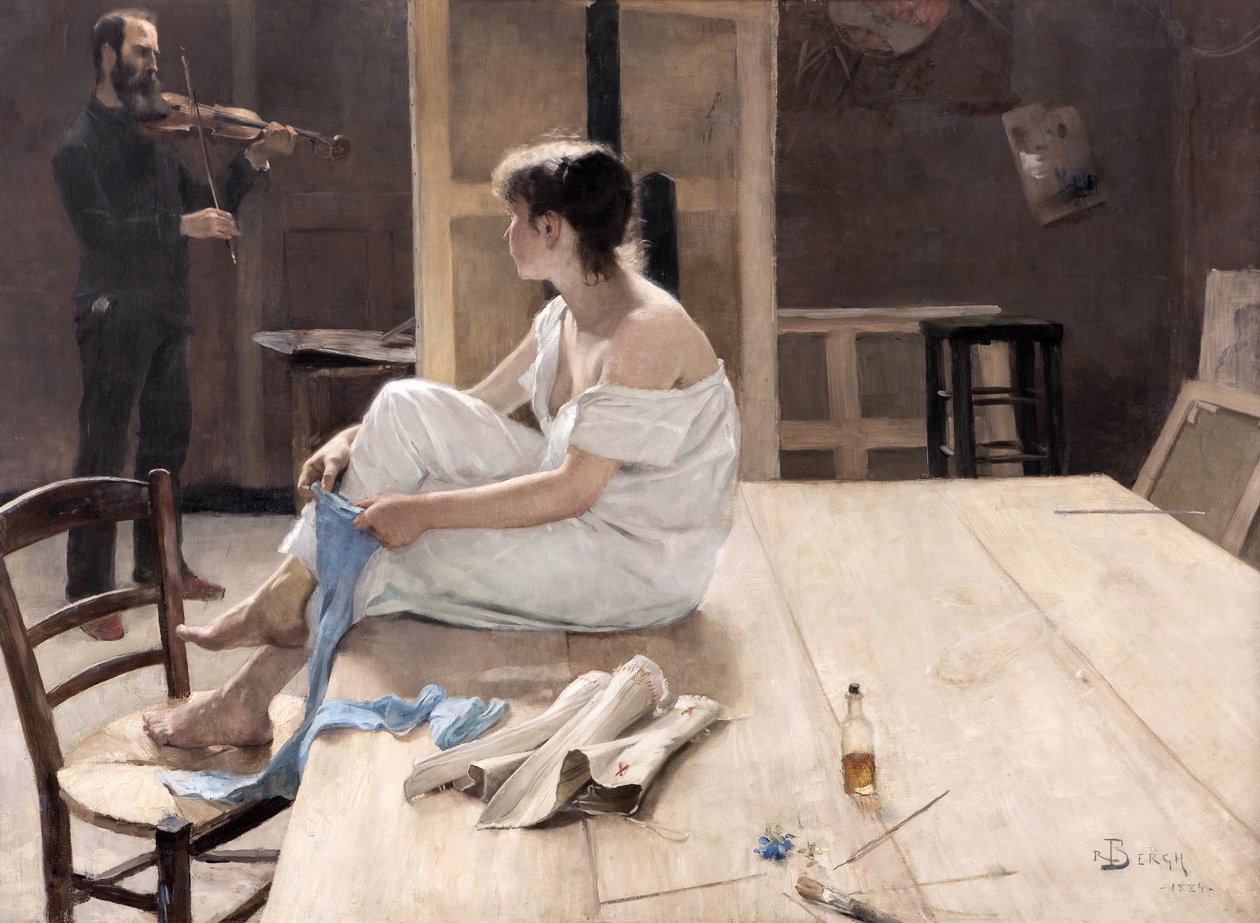 Completed Sitting not established by Richard Bergh