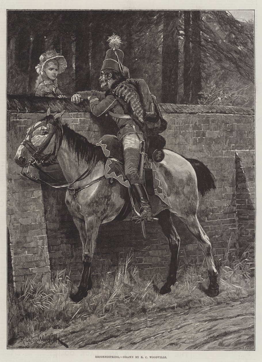 Reconnoitring by Richard Caton Woodville junior