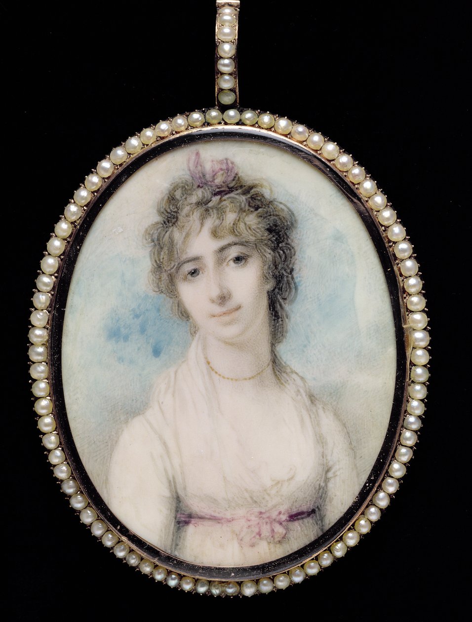 Portrait miniature of Mrs Arbuthnot, first wife of Charles Arbuthnot, 1796 by Richard Cosway