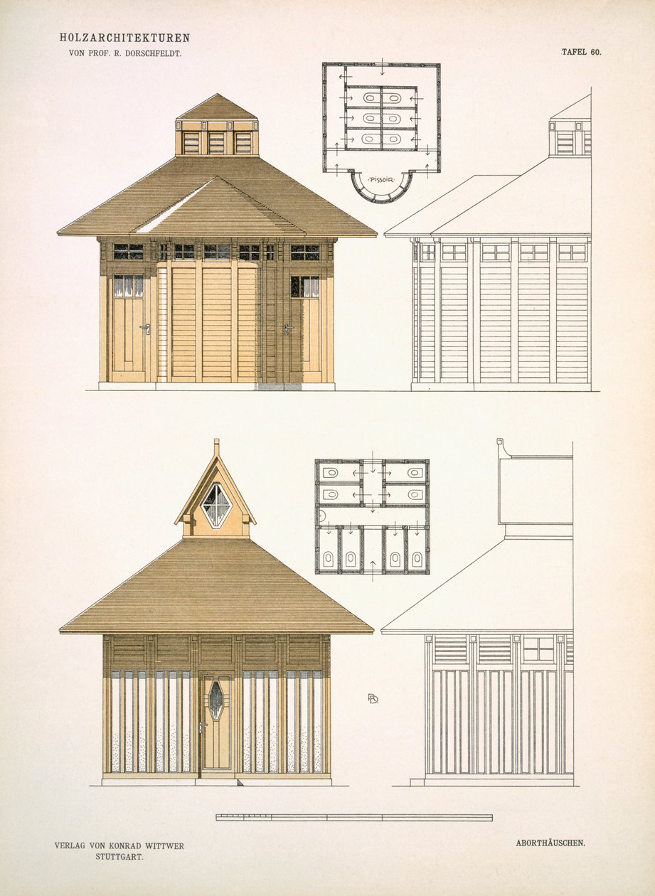Architecture in Wood, c.1900 by Richard Dorschfeldt