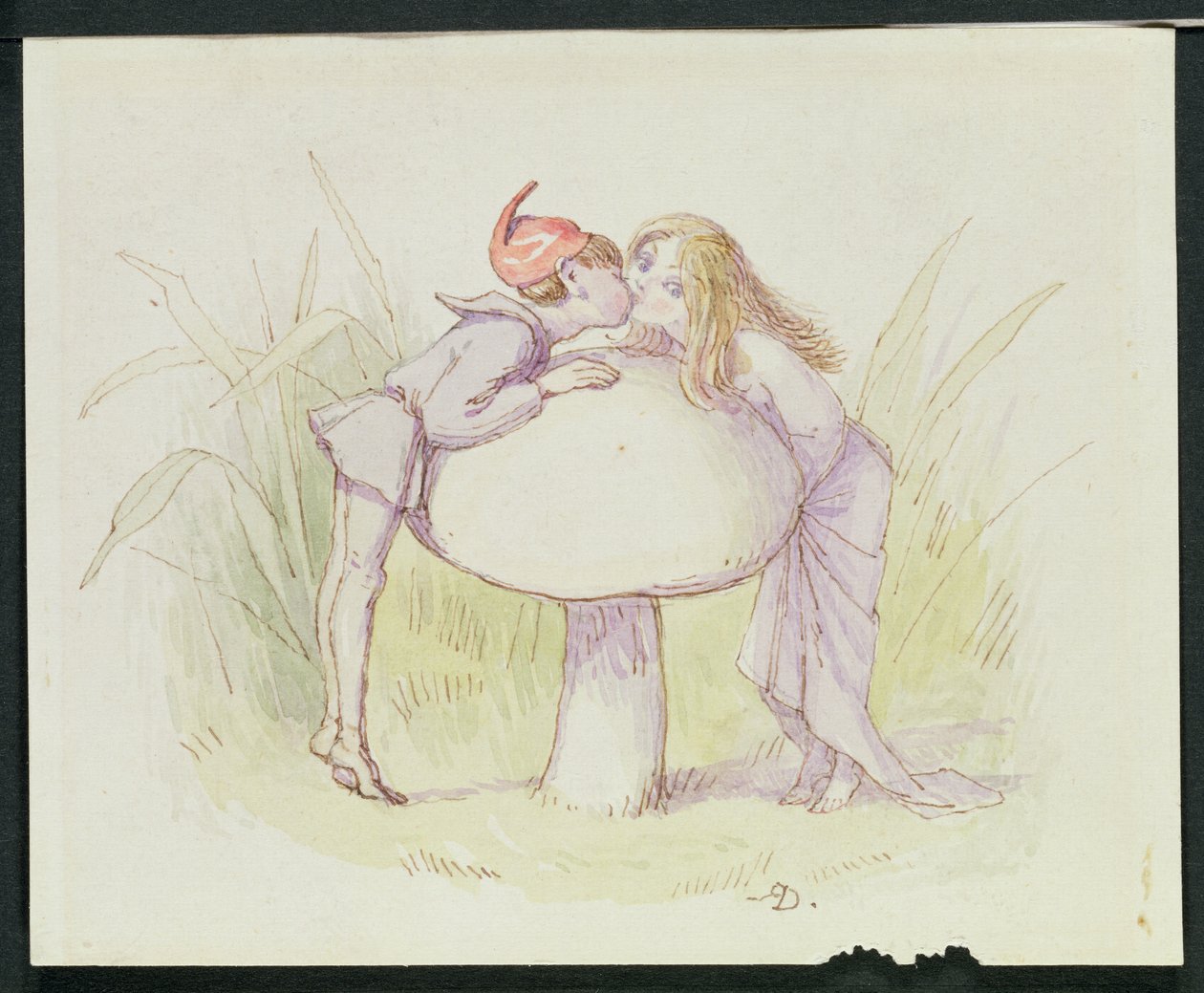 An Elf and a Fairy by Richard Doyle