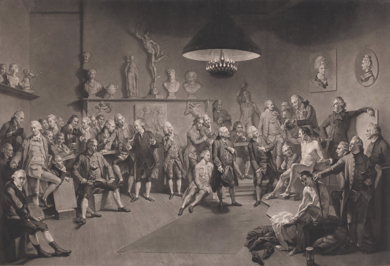 Life School at the Royal Academy by Richard Earlom