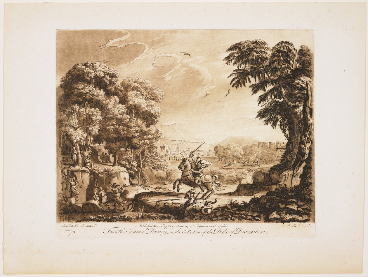 Plate No. 73 from Liber Veritatis by Richard Earlom