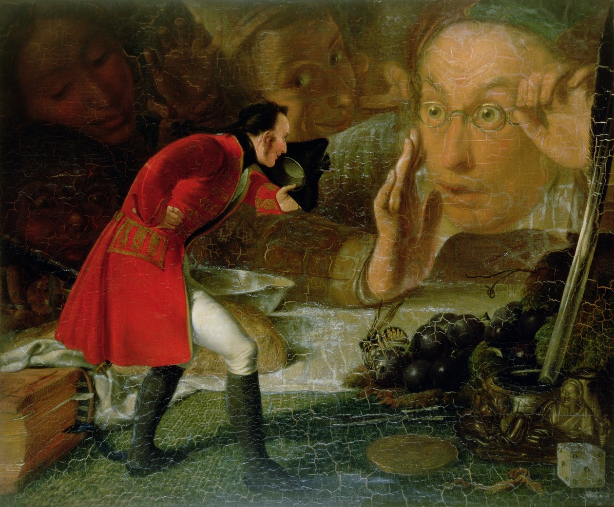 Gulliver Exhibited to the Brobdingnag Farmer by Richard Redgrave