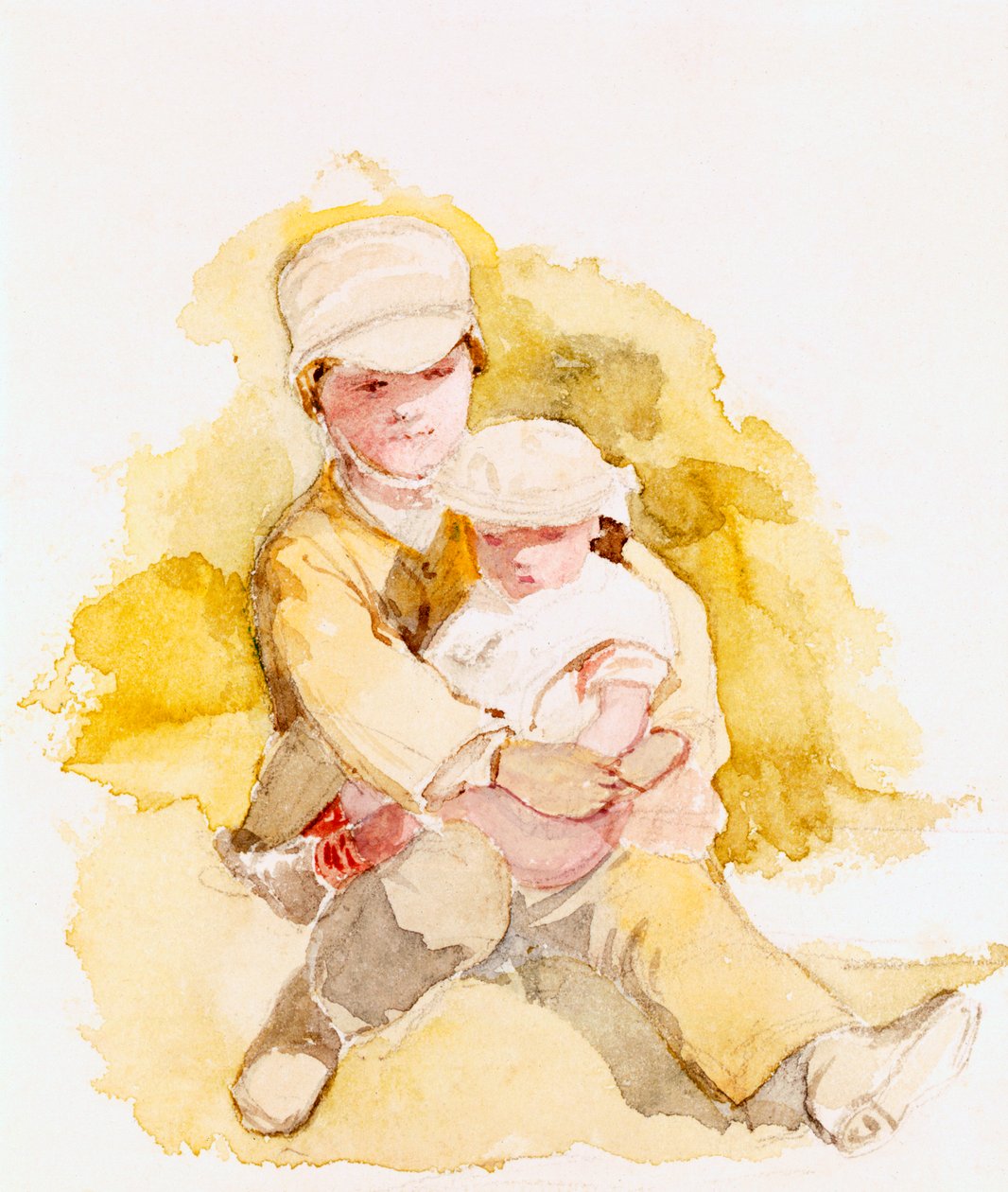 Sketch of Two Children by Richard Redgrave