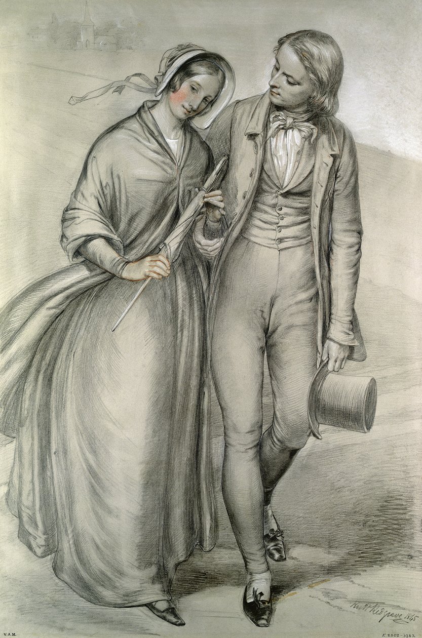 The Wedding Morning - The Departure by Richard Redgrave