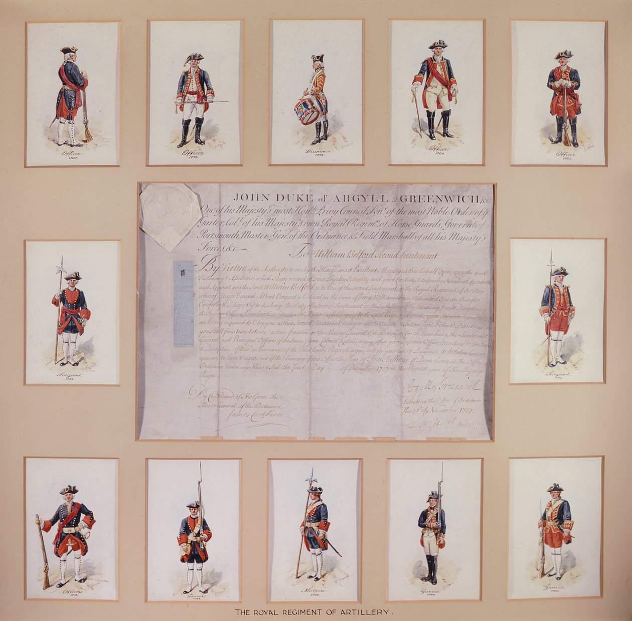 Uniforms of the Royal Regiment of Artillery by Richard Simkin