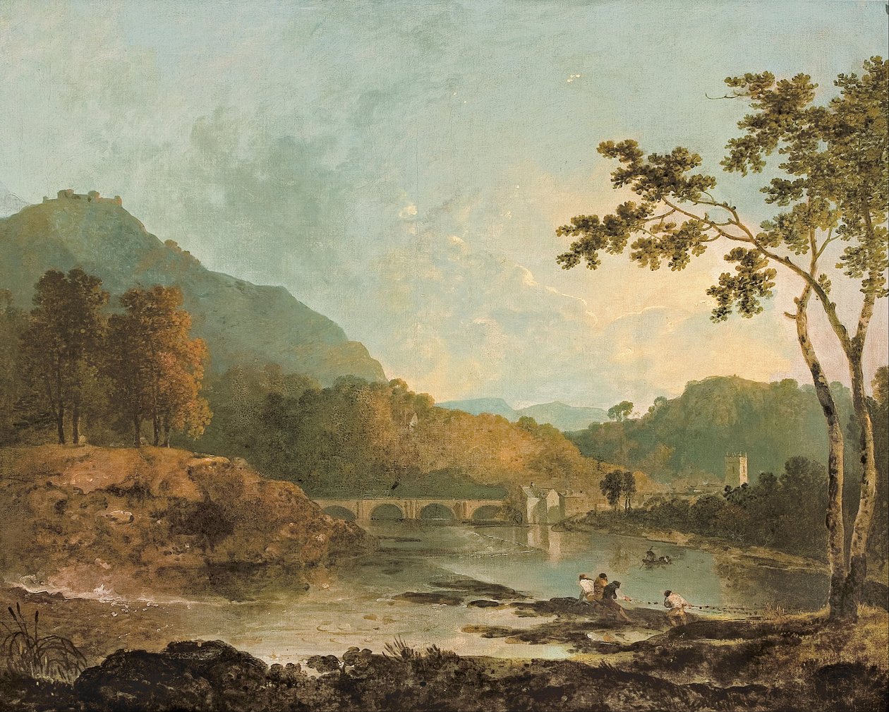 Dinas Bran from Llangollen by Richard Wilson