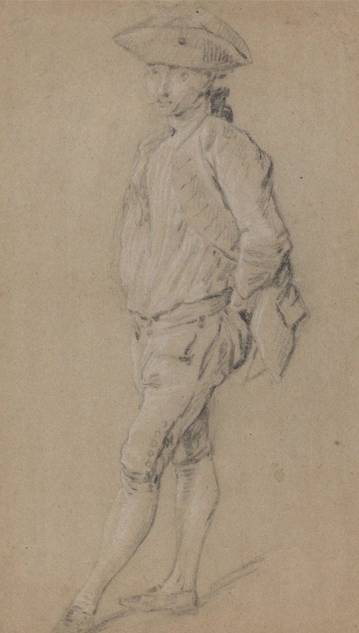 Full-length Study of a Young Man by Richard Wilson