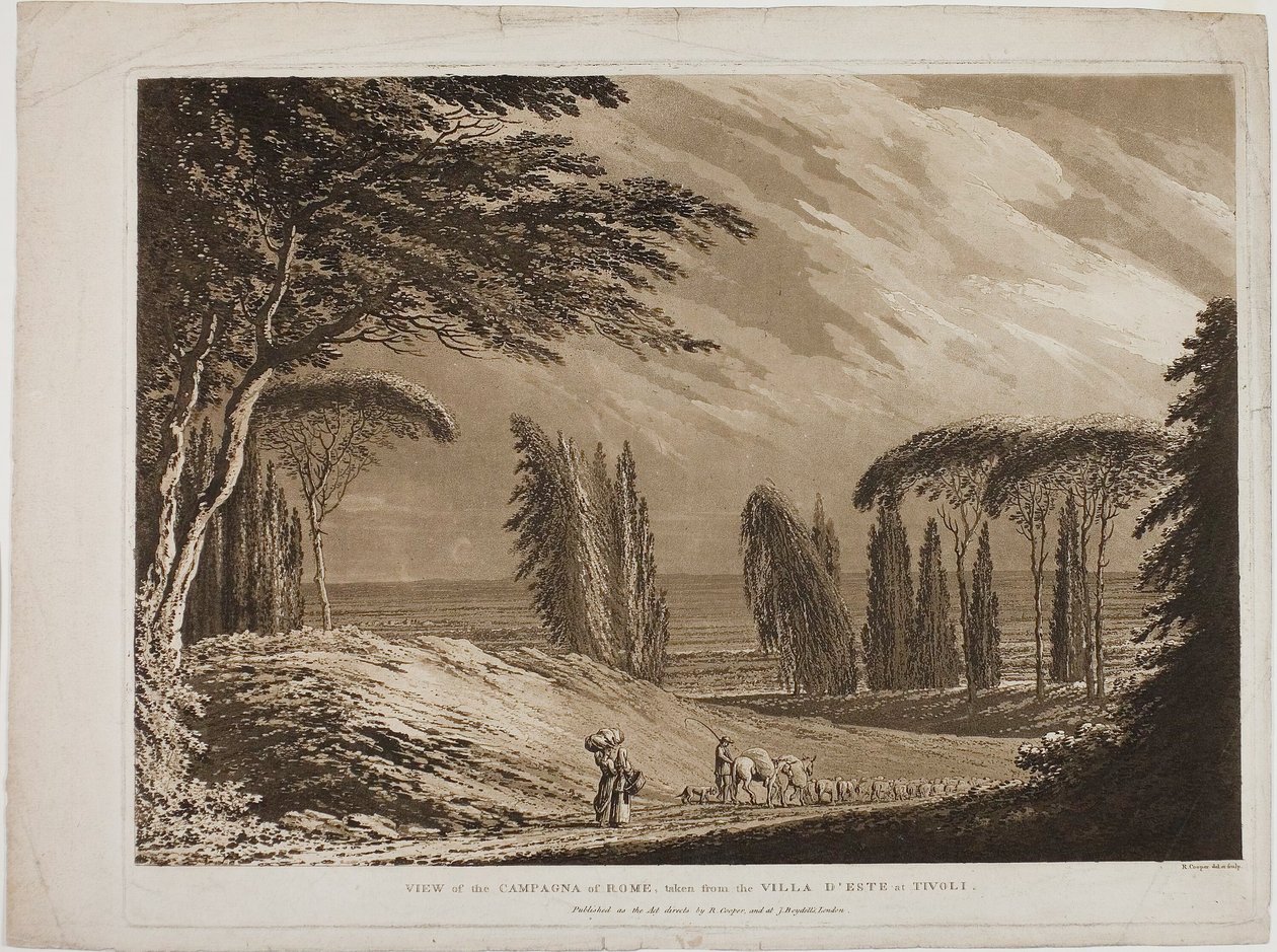 View of the Campagna of Rome by Richard Cooper II