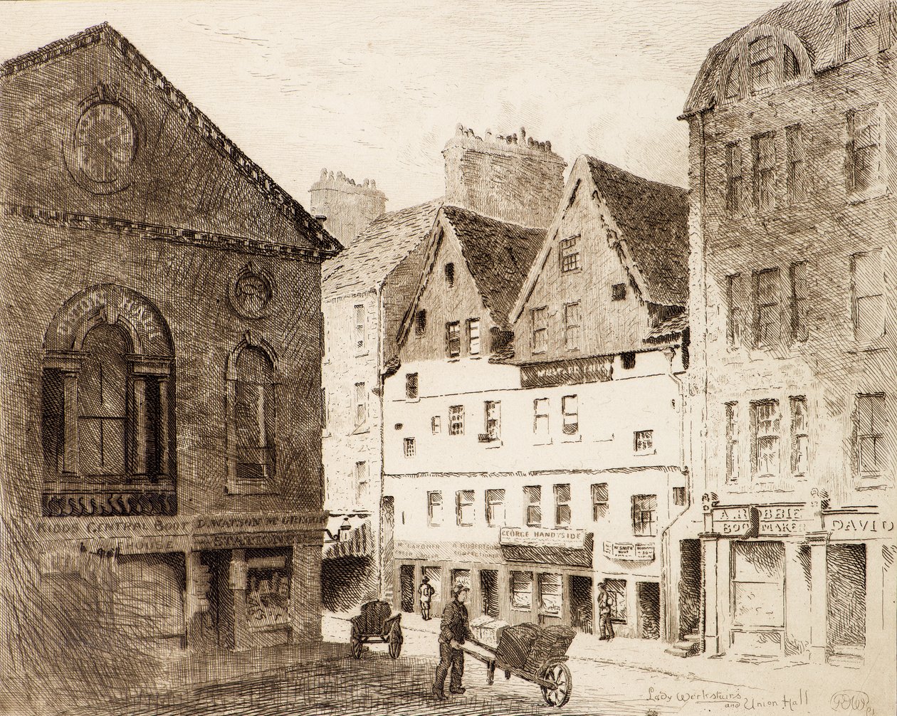 Lady Warkstairs and Union Hall by Richard Davidson Winter