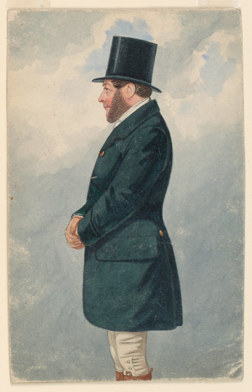 Portrait of George Beets by Richard Dighton