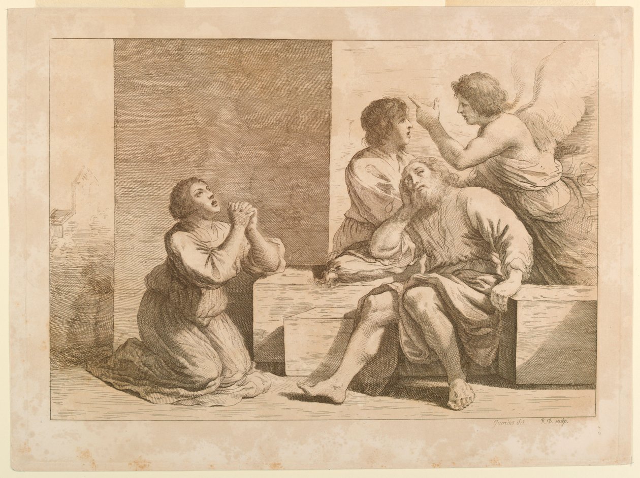 The Angel Appearing to Joseph by Richard Dighton