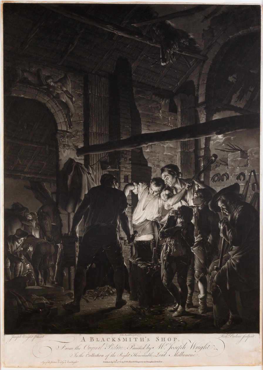 A Blacksmith’s Shop by Richard Earlom