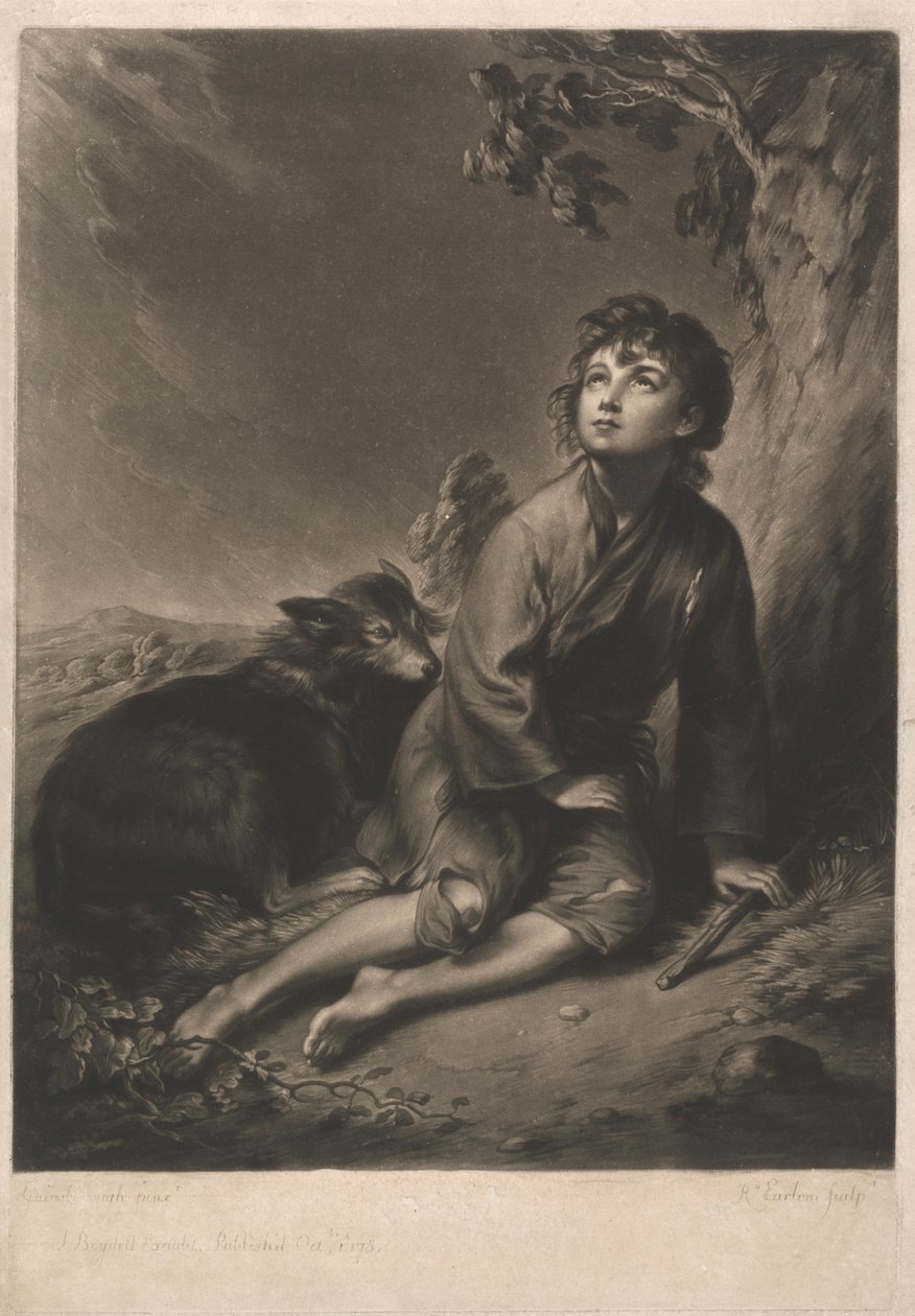 A Shepherd Boy by Richard Earlom