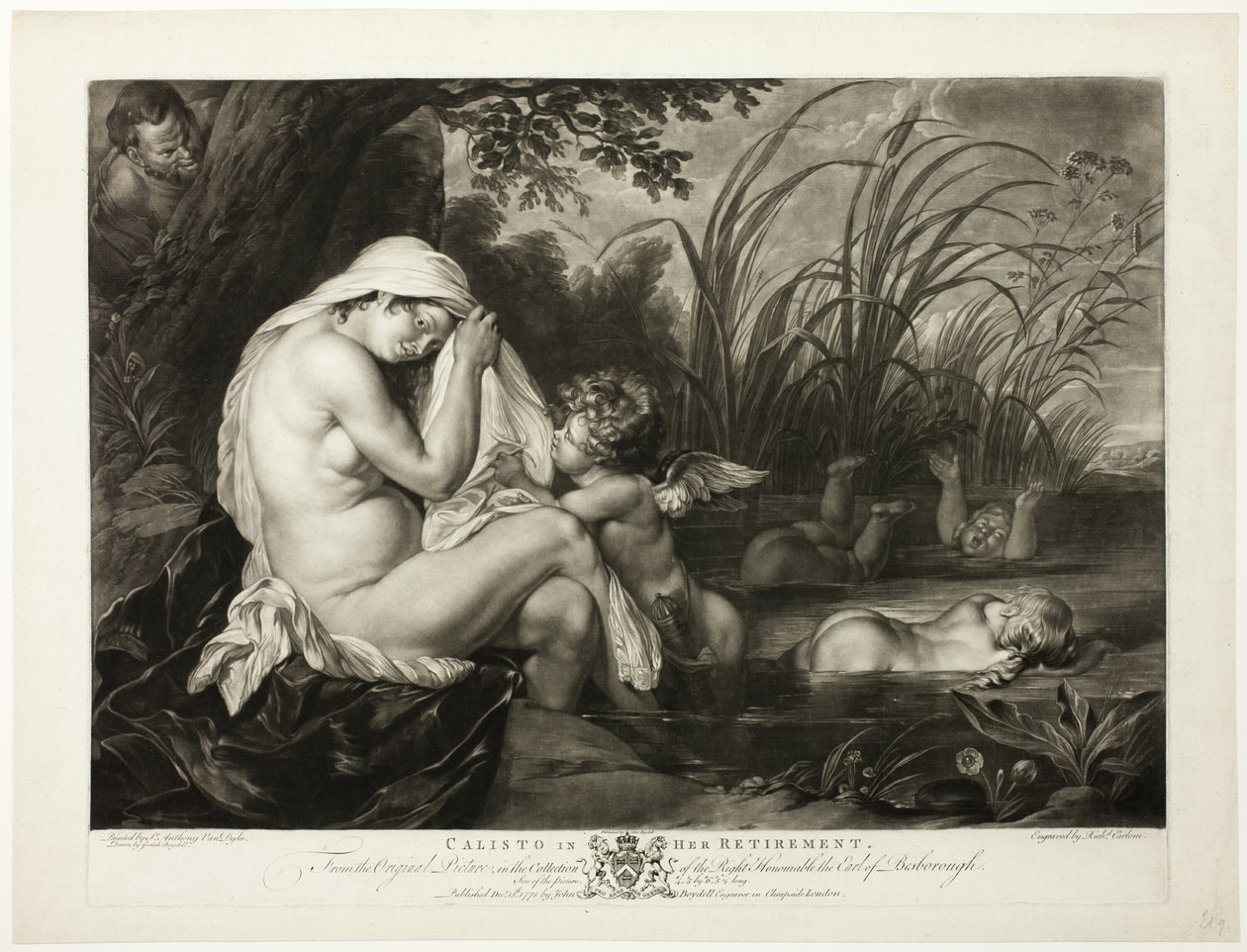 Calisto in Her Retirement by Richard Earlom