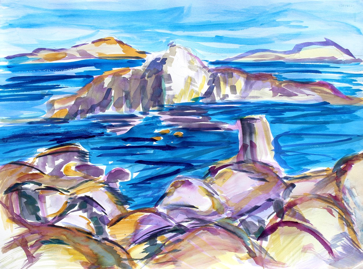 Rocks and Reflections, 2019 by Richard Fox