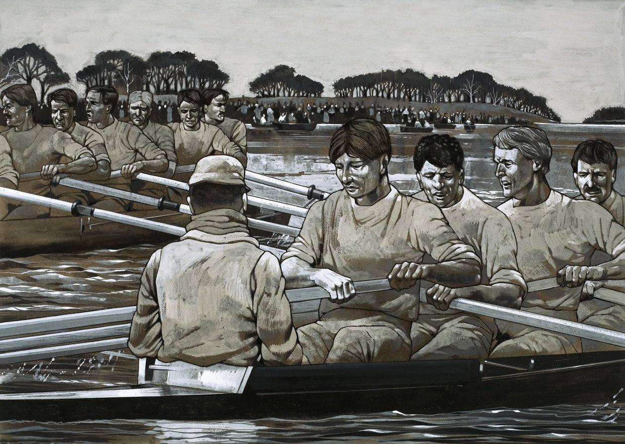 The Oxford vs. Cambridge Boat Race by Richard Hook