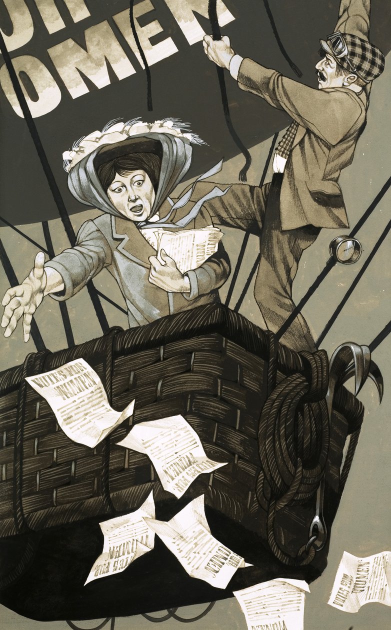The suffragette movement takes to the air by Richard Hook
