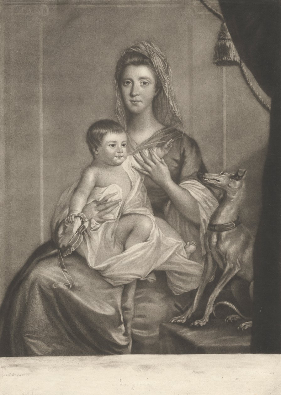 Lady Cathcart and Her Child by Richard Houston