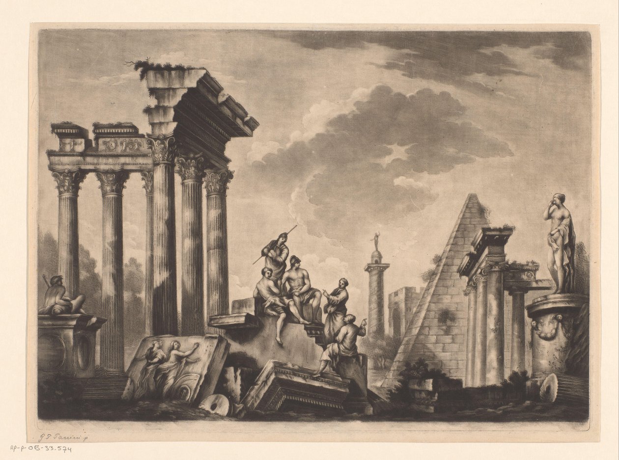 Ruins in Rome by Richard Houston