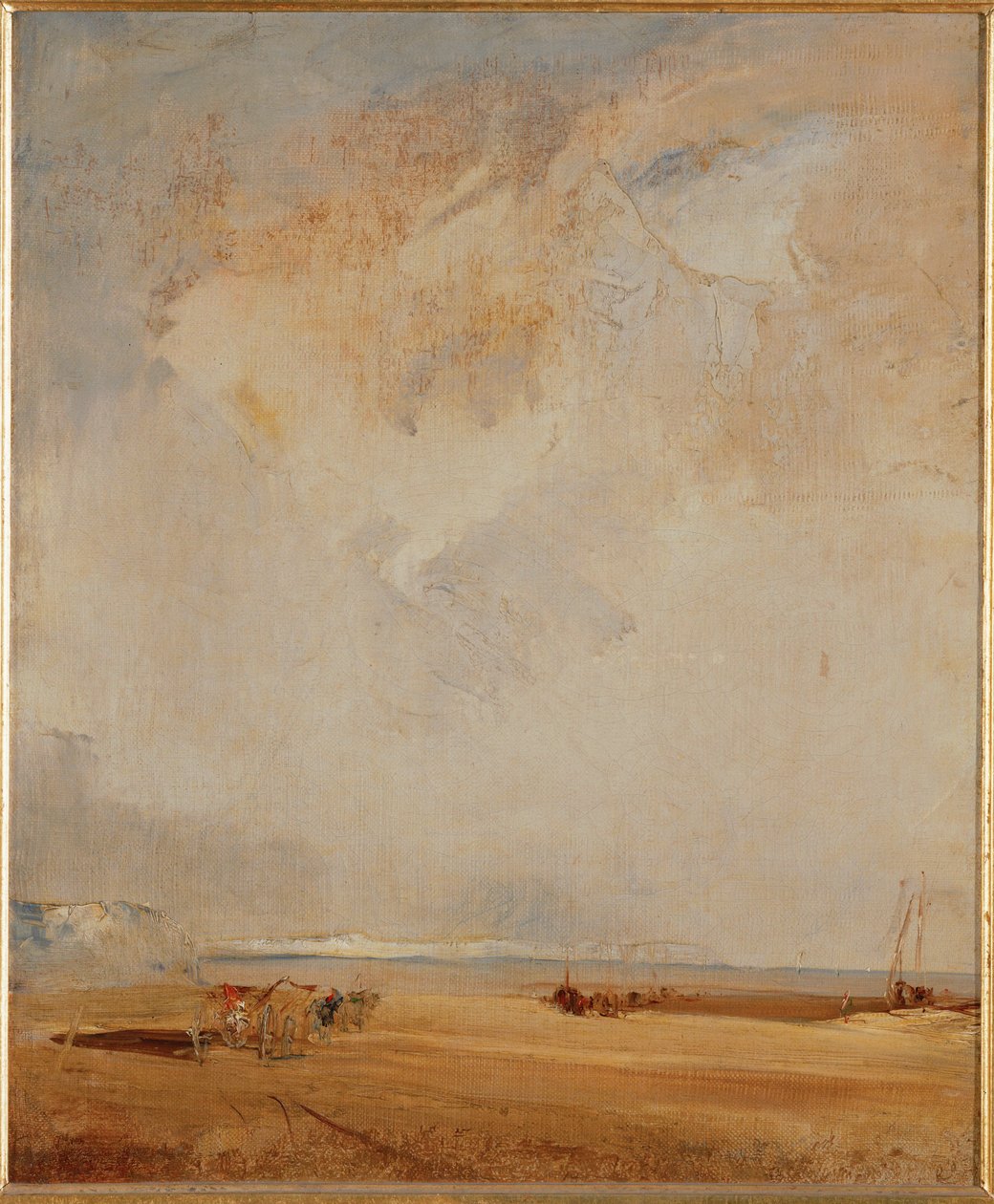 A View of Normandy Beach by Richard Parkes Bonington
