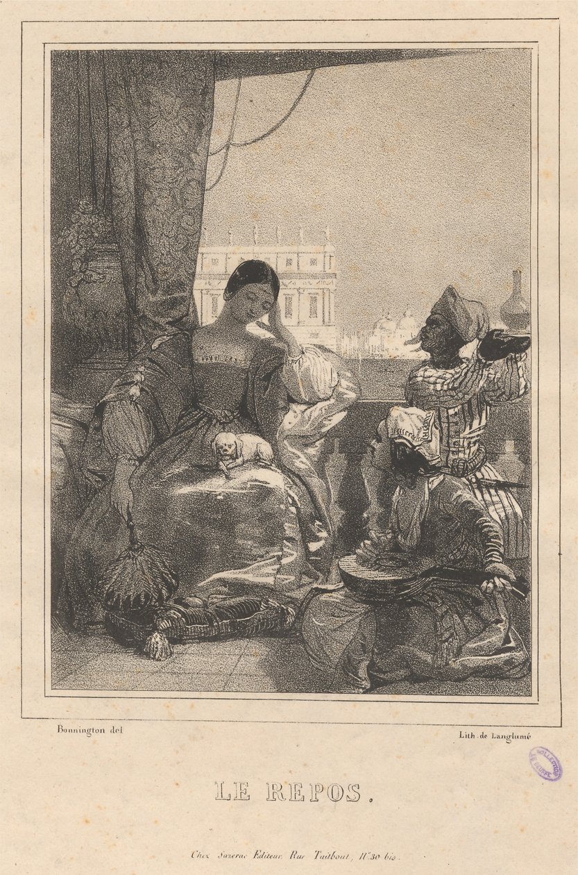 Le Repos by Richard Parkes Bonington